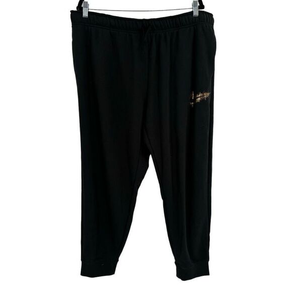 Nike Standard Fit Mid Rise Sweatpants Black Women’s 1X NWT - Picture 1 of 14